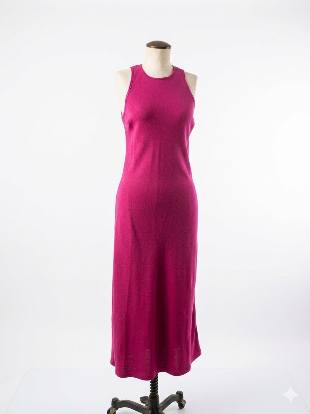 House of Harlow 1960 Sleeveless magenta pink maxi dress with keyhole back. Small